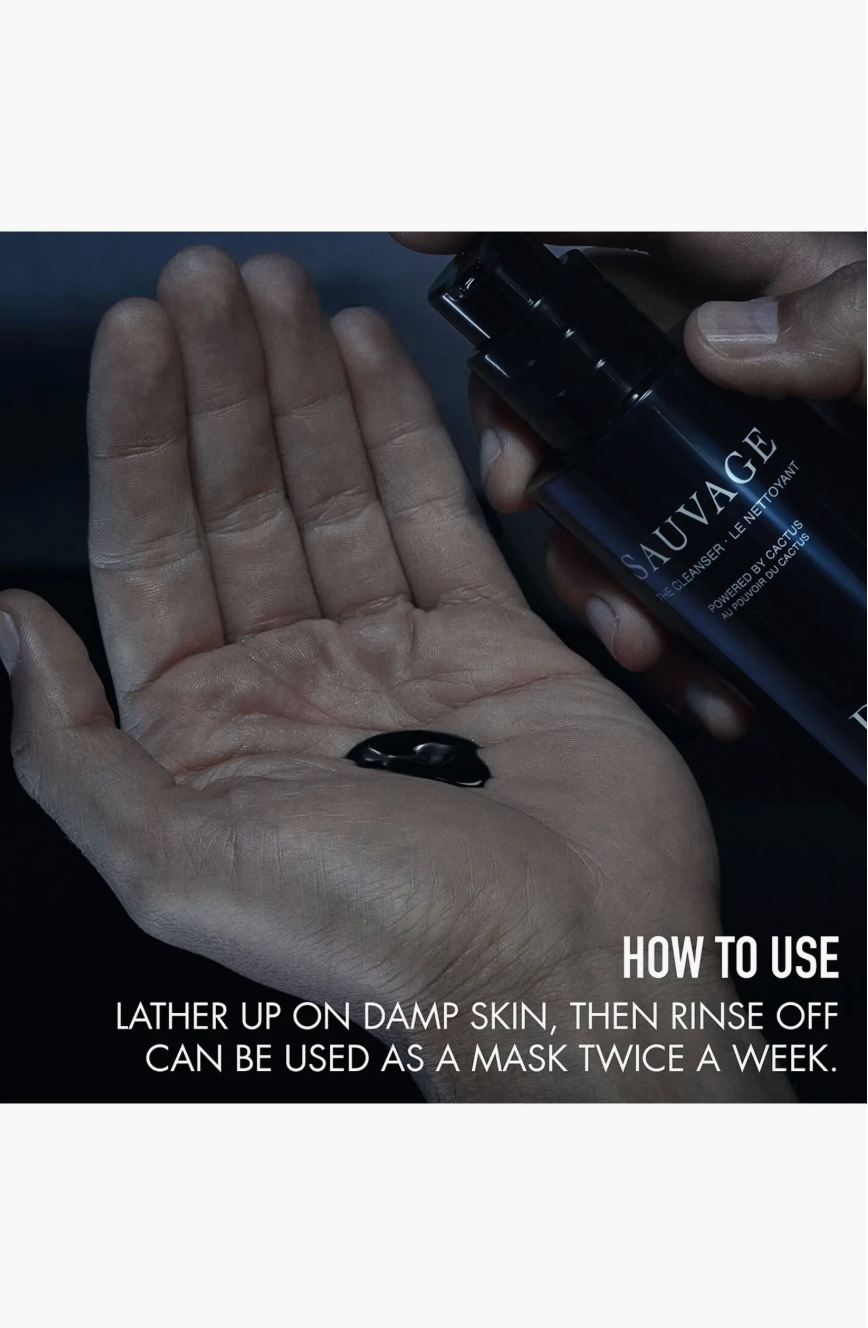 Sauvage Cleanser unbox