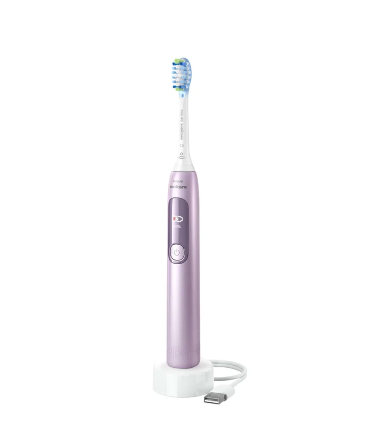 Philips Sonicare Brilliant Clean Rechargeable Electric Toothbrush, 1-pack  Purple