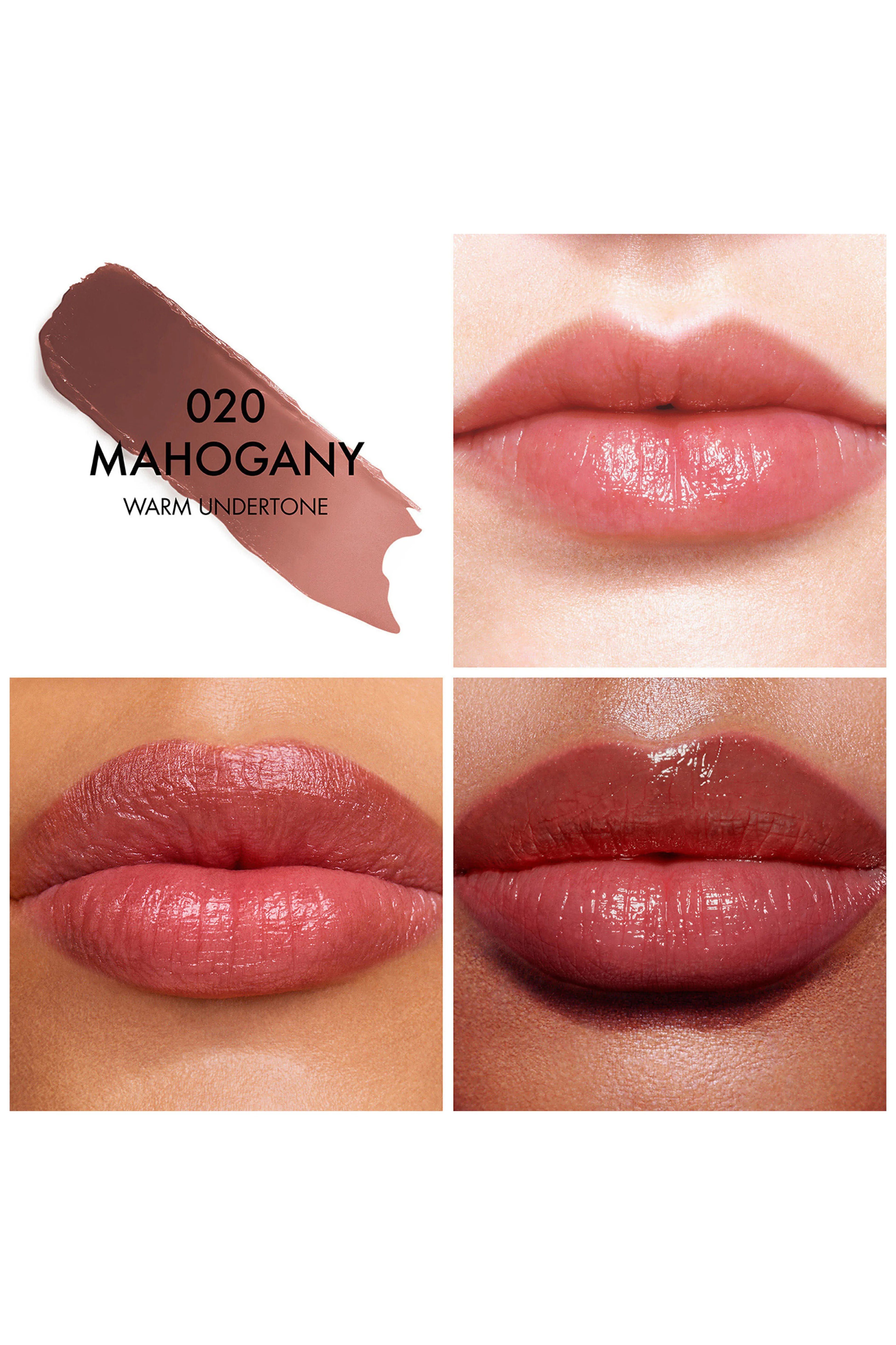 Addict Lip Glow Balm unbox 020 Mahogony