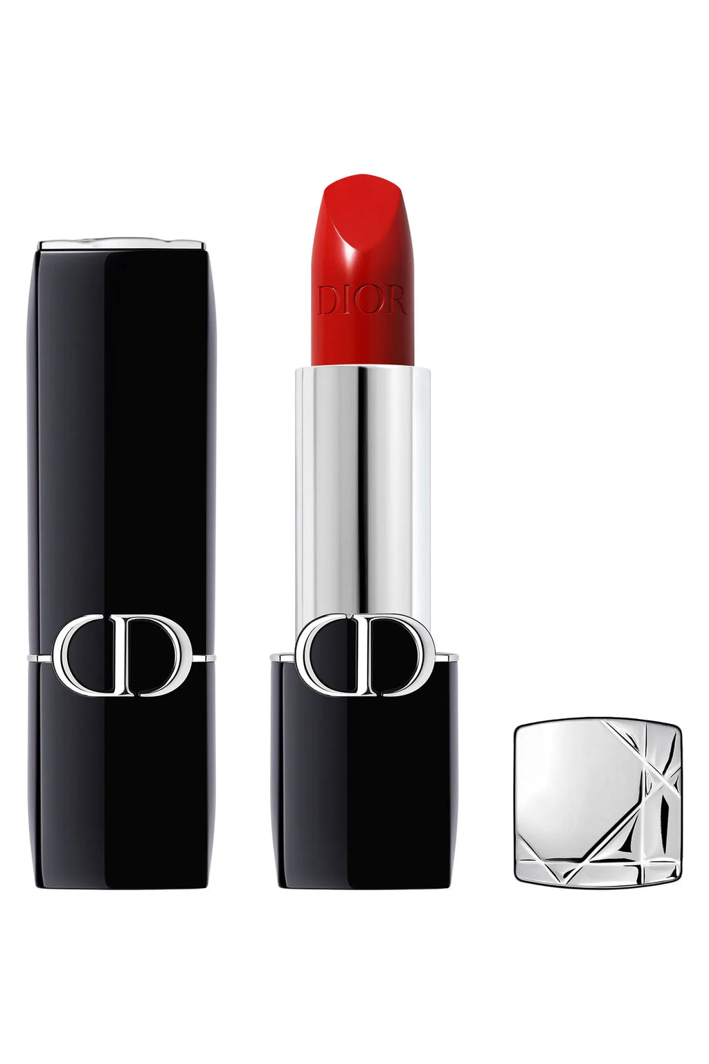 Rouge Dior Refillable Lipstick unbox 999 Satin