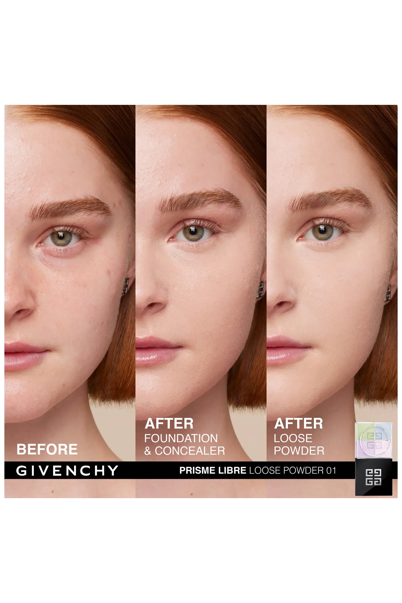 Prisme Libre Illuminating & Color-Correcting Loose Powder unbox 01