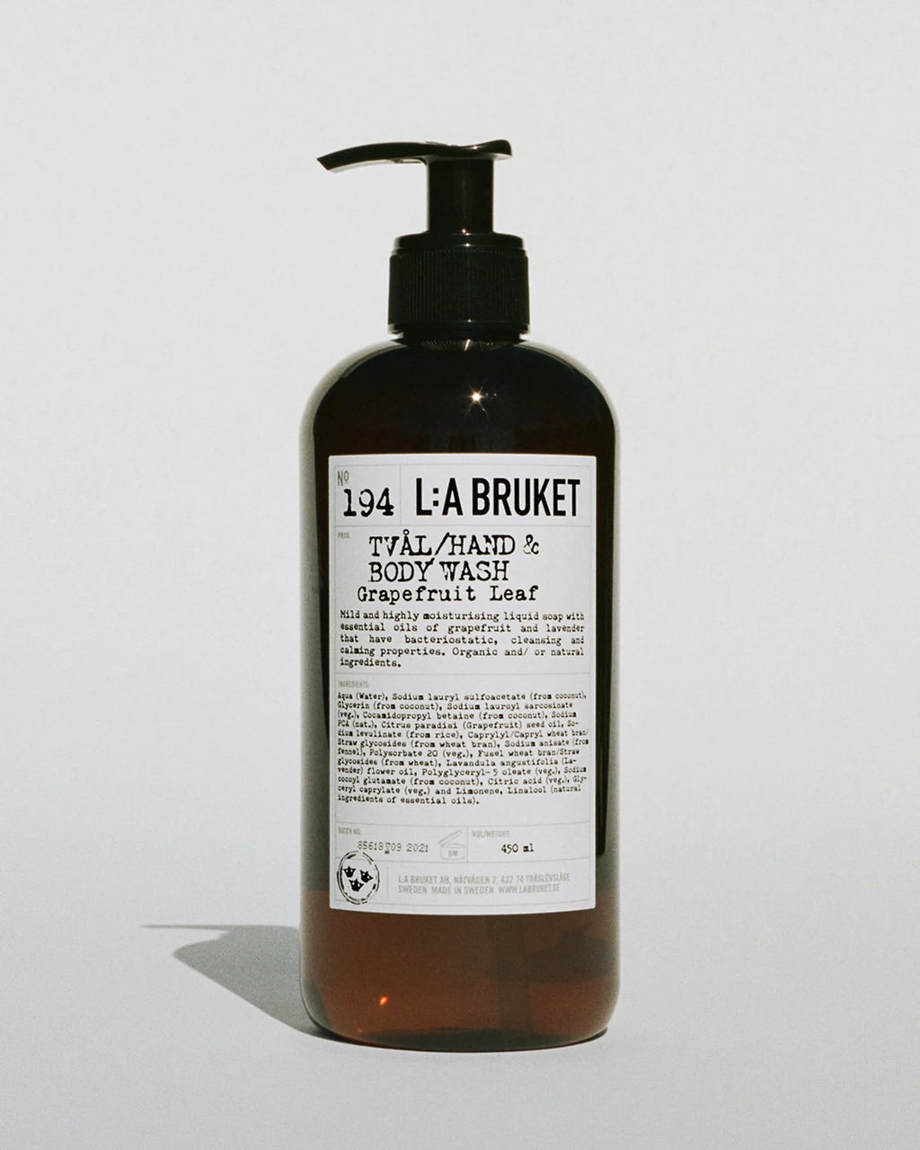 194 Hand & Body Wash Grapefruit Leaf