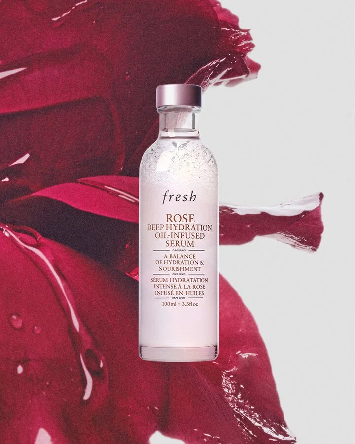 rose deep hydration oil-infused serum