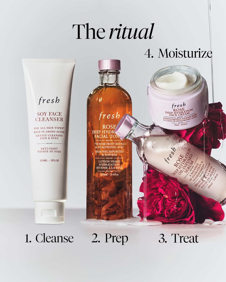 rose deep hydration oil-infused serum