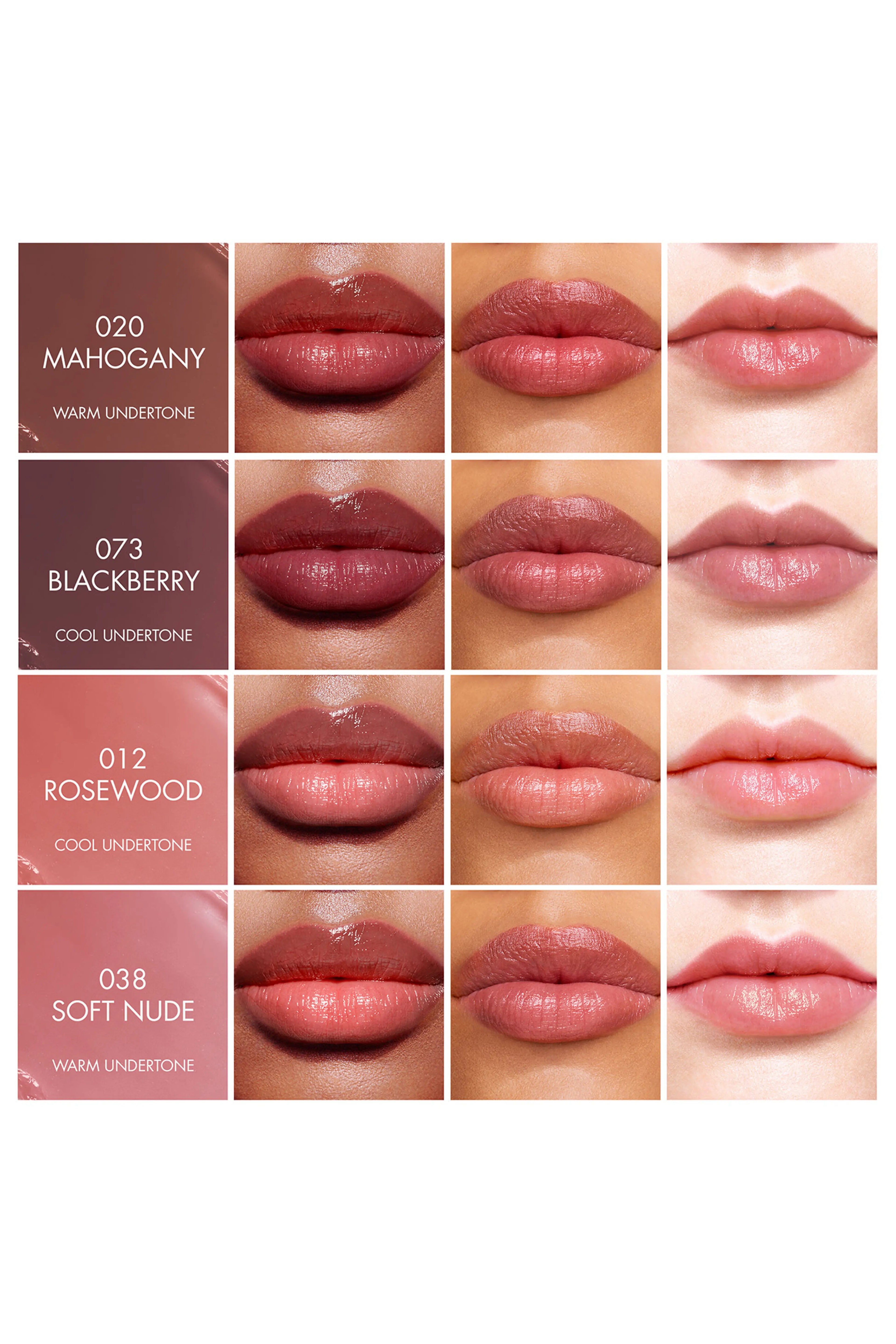 Addict Lip Glow Balm unbox 020 Mahogony