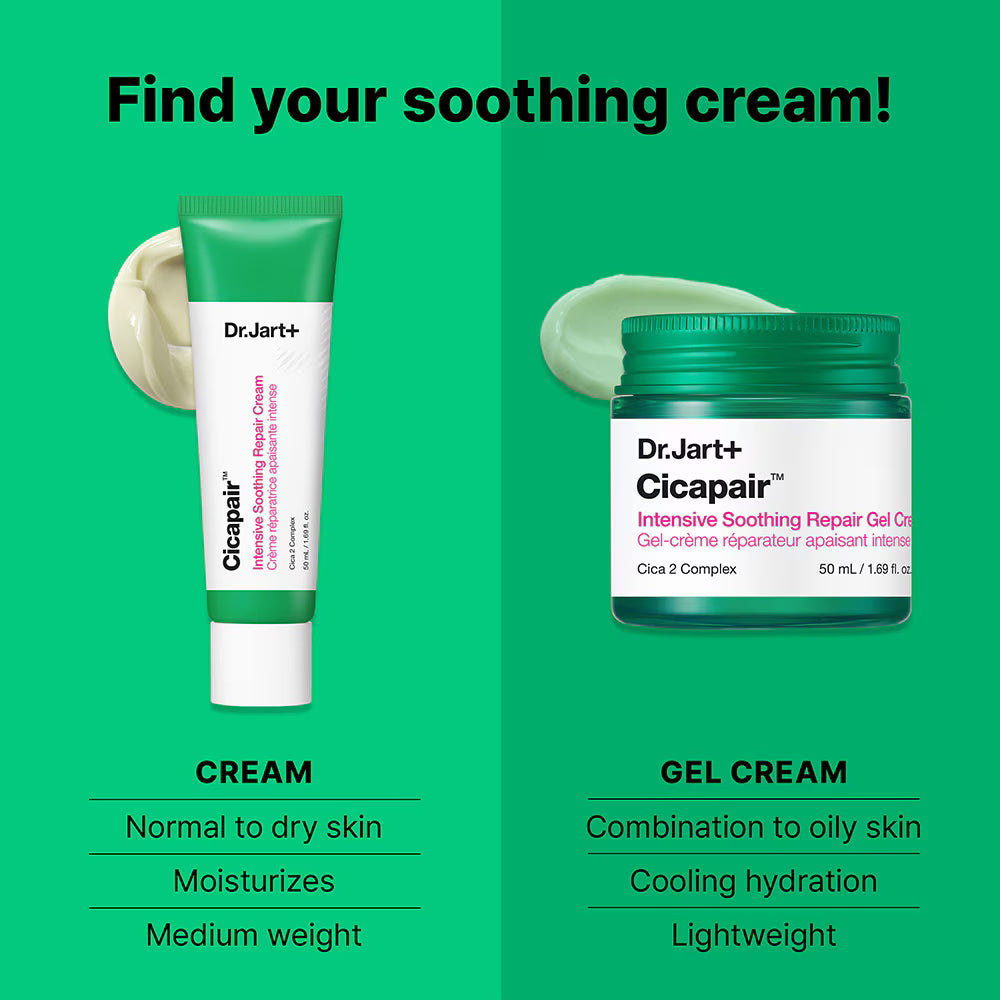 Cicapair™ Cooling Gel Korean Face Moisturizer for Redness with Centella Asiatica