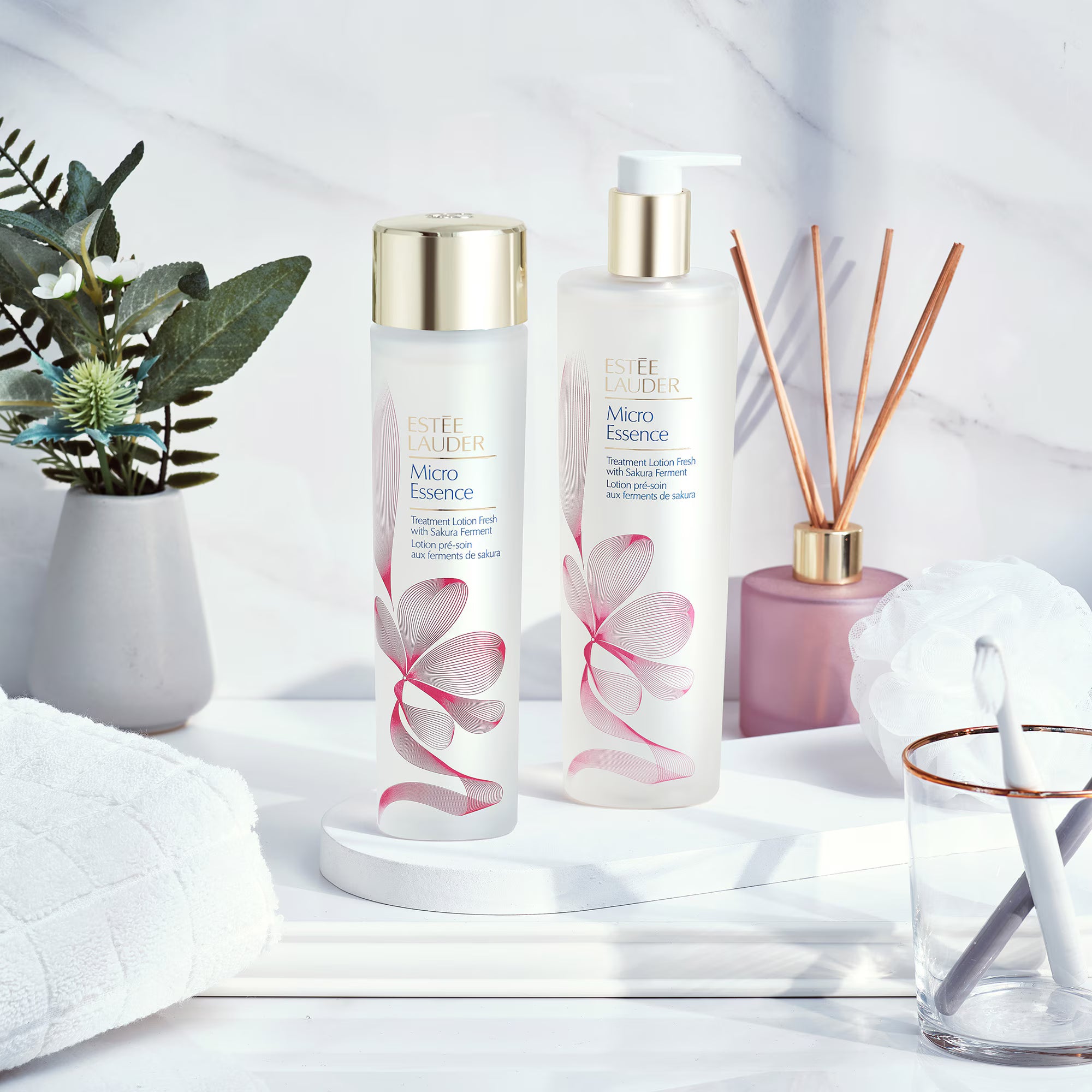 Micro Essence Treatment Lotion Toner Fresh with Sakura Ferment