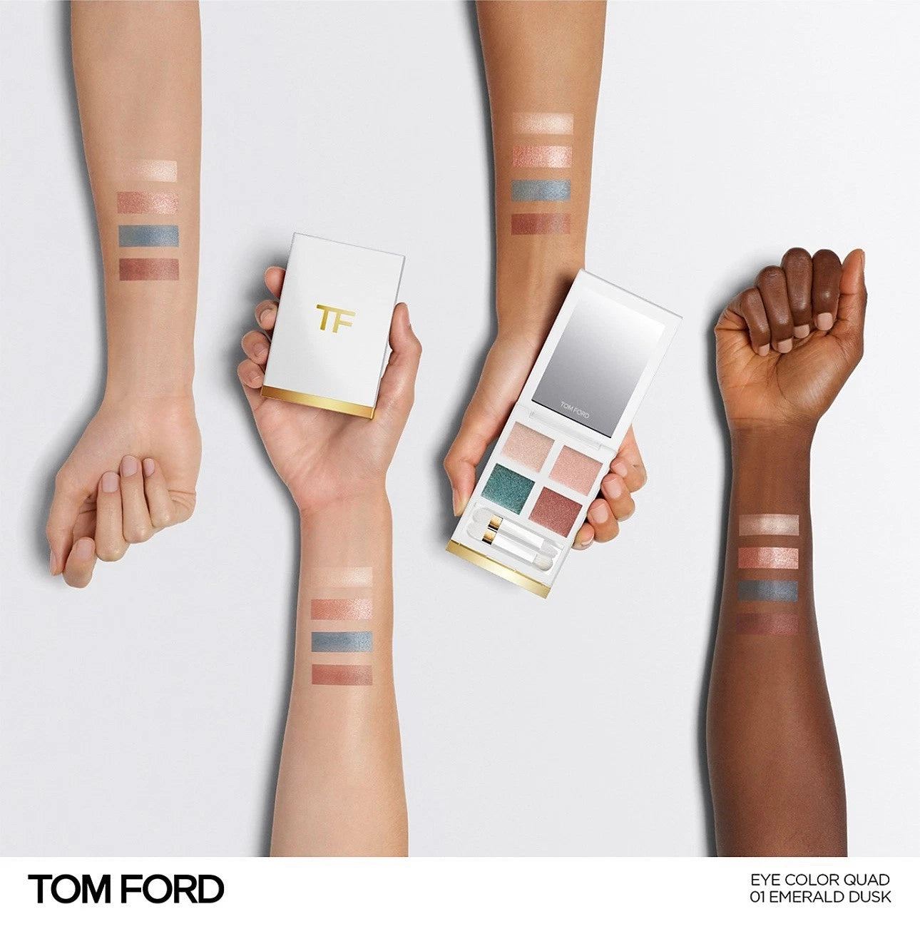 Tom Ford Soleil Eye Color Quad Eyeshadow Palette 01 Emerald Dusk